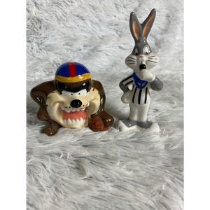 LooneLooney Tunes Taz and Bugs Bunny Salt and Pepper Shakers
